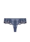 Трусики-стринги с кружевом Simone Perele (Франция) 1E2710 bleu cendre