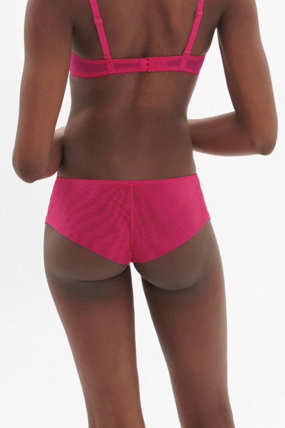 Трусики шортики с кружевом Simone Perele (Франция) 1E2630 disco pink