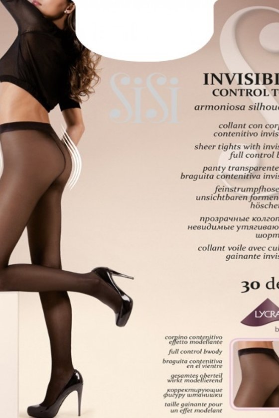 Женские колготки Sisi Invisible 30 control top Италия 