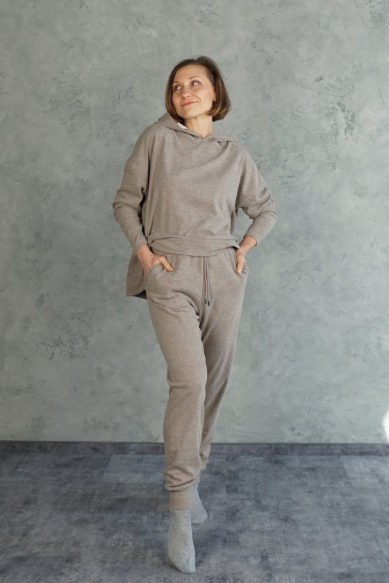 Костюм свитшот с капюшоном и брюки thermal 70632/70637 Ysabel Mora (Испания)